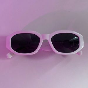 Versace White Biggie Medusa Sunglasses